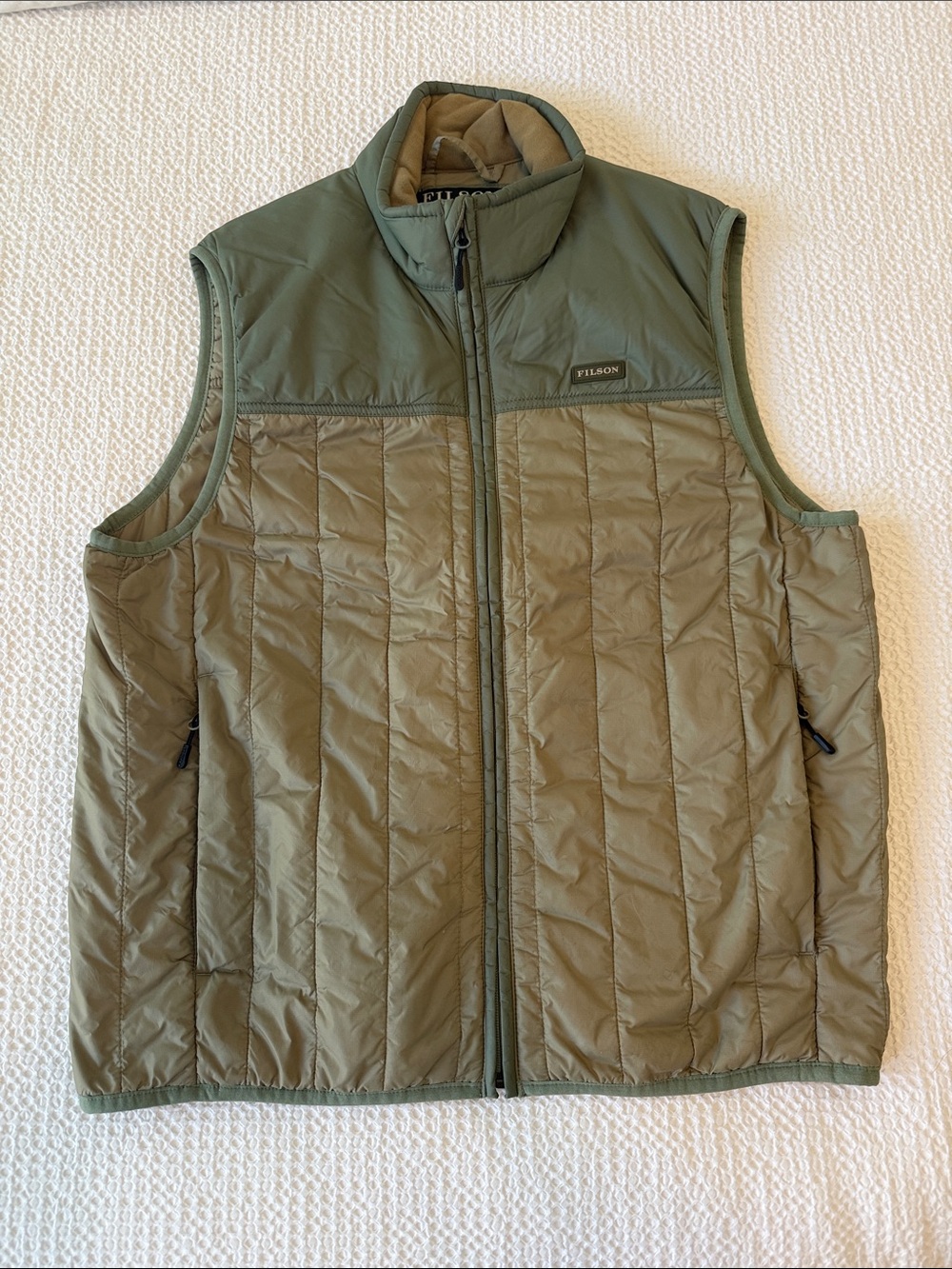 Filson Quilted Insulated Vest in Olive